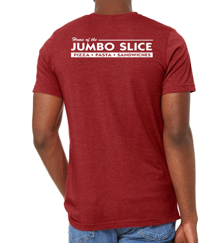 Pre-Order! Unisex Bacci Pizzeria Tshirt - Heather Red
