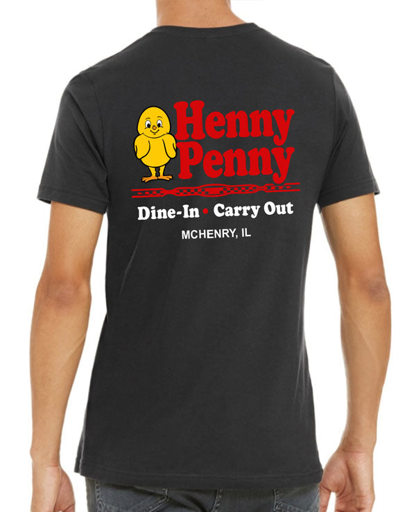 Pre-Order! Unisex Henny Penny Crewneck Tshirt - Charcoal