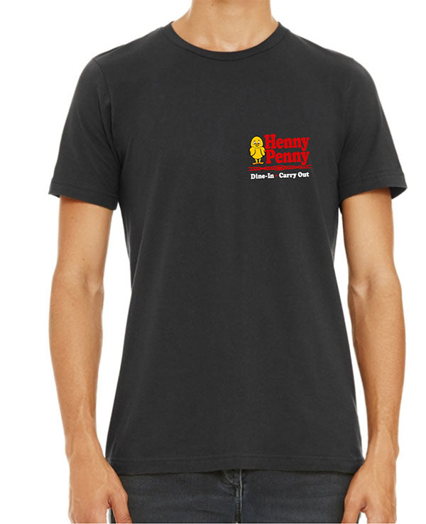 Pre-Order! Unisex Henny Penny Crewneck Tshirt - Charcoal